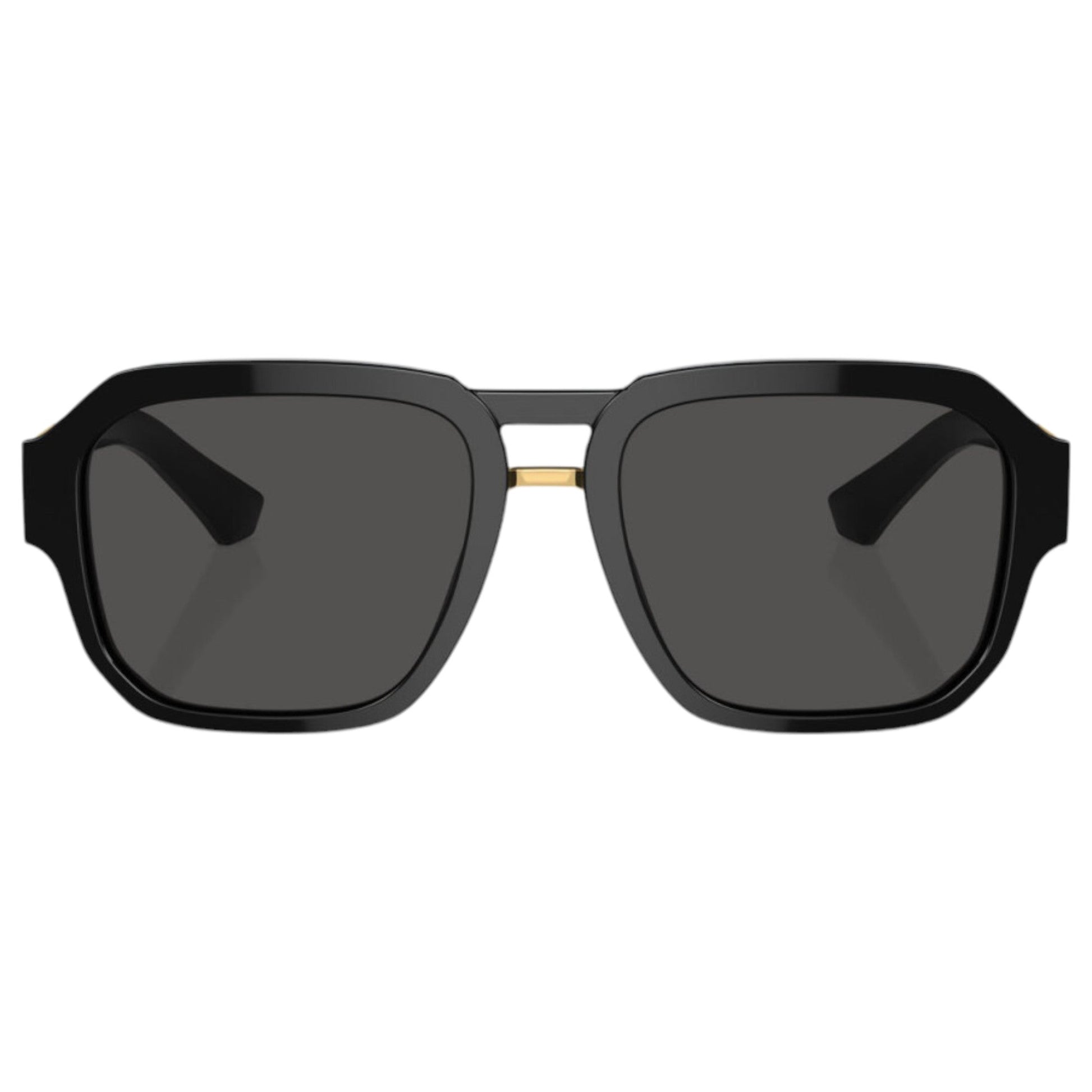 Mens Dolce & Gabbana Sunglasses Dg4464 Matte Black/ Grey Mirror Sunnies