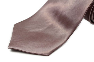 Mens Dusty Pink 8cm Plain Neck Tie