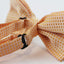 Mens Faint Orange Polka Dot Patterned Bow Tie