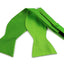 Mens Fluro Green Self Tie Bow Tie