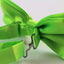 Mens Fluro Green Solid Plain Colour Bow Tie