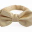 Mens Gold Diamond Shaped Checkered Bow Tie