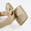 Mens Gold Diamond Shaped Checkered Bow Tie