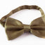 Mens Gold Disco Shine Checkered Patterned Bow Tie