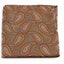 Mens Gold & Light Blue Paisley Silk Pocket Square