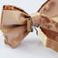 Mens Gold Sequin Patterned Bow Tie
