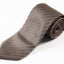 Mens Gold & Silver Striped Patterned 8cm Neck Tie