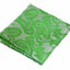 Mens Green Paisley Pocket Square