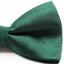 Mens Green & Silver Patterned Bow Tie