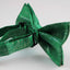 Mens Green Sparkly Glitter Patterned Bow Tie