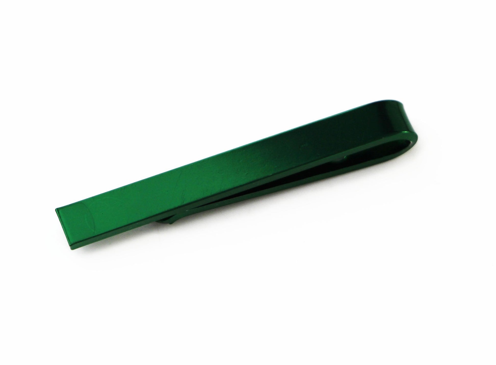Mens Green Tie Clip Clasp