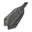Mens Grey & Champagne Paisley Cravat