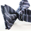 Mens Gunmetal & Navy Patterned Bow Tie