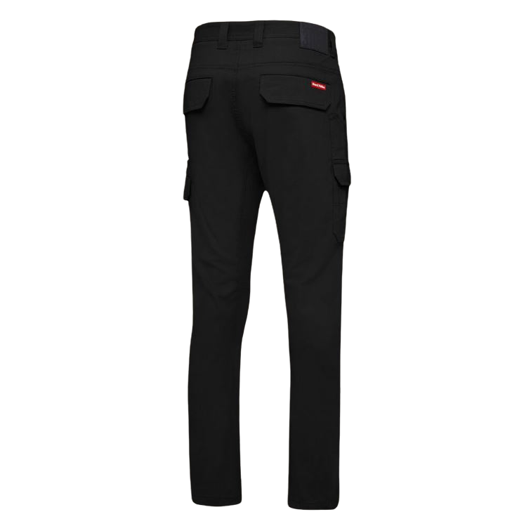 Mens Hard Yakka 3056 Stretch Canvas Cargo Pants Black