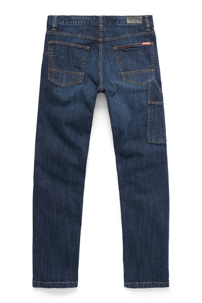 Mens Hard Yakka Heritage Slim Fit Jeans Tough Denim Indigo Y03105