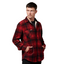 Mens Hard Yakka Legends Sherpa Fleece Jacket Shirt Camper Red With Free Beanie