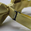 Mens Honey Yellow Diamond Shaped Checkered Bow Tie