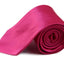 Mens Hot Pink 8cm Plain Neck Tie