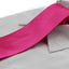 Mens Hot Pink 8cm Plain Neck Tie