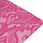 Mens Hot Pink Paisley Pocket Square