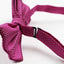 Mens Hot Pink Plain Coloured Large Patterned Checkered Bow Tie
