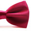 Mens Hot Pink Solid Plain Colour Bow Tie