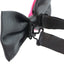 Mens Hot Pink Two Tone Layered Bow Tie