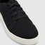 Mens Hush Puppies Allanby Black Flyknit Casual Lace Up Shoes