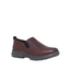 Mens Hush Puppies Alpe Brown Pebble Leather Casual Shoes