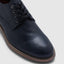 Mens Hush Puppies Bentota Black Leather Dress Lace Up Shoes