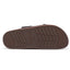 Mens Hush Puppies Cracker Brown Sandals Slip On Leather Shoes