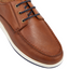 Mens Hush Puppies Dusty Dark Tan Leather Casual Everyday Shoes