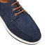 Mens Hush Puppies Dusty Navy Leather Casual Everyday Shoes