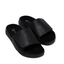 Mens Hush Puppies Hammock Sandals Black Slides Leather Shoes