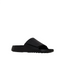 Mens Hush Puppies Hammock Sandals Black Slides Leather Shoes