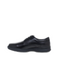 Mens Hush Puppies Legend Black Leather Dress Formal Lace Up Shoes