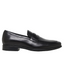 Mens Hush Puppies Norton Black Leather Dress Formal Slip On Shoes