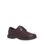 Mens Hush Puppies Roland Brown Leather Walking Casual Slip On Shoes