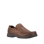 Mens Hush Puppies Sawyer 2 Brown Leather Dress Formal Slip On Shoes