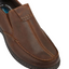 Mens Hush Puppies Sawyer 2 Brown Leather Dress Formal Slip On Shoes