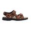 Mens Hush Puppies Simmer Brown Greystone Grey Tan Sandals Leather Shoes
