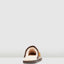 Mens Hush Puppies Sled Slippers Slip On Shoes Natural Plaid Leather Wool
