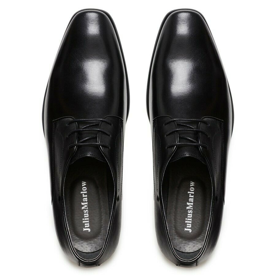 Mens Julius Marlow Keen Formal Dress Work Black Leather Lace Up Shoes