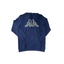 Mens Kappa Logo Tairiti Hooded Sweater 922 Pullover Hoodie Blue/Grey