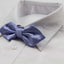 Mens Lavender Diamond Shaped Checkered Bow Tie