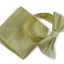 Mens Lemon Plain Coloured Checkered Bow Tie & Matching Pocket Square Set