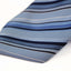 Mens Light Blue & Navy Striped 8cm Patterned Neck Tie