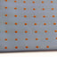Mens Light Blue & Orange Small Polka Dot Silk Pocket Square