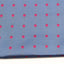 Mens Light Blue & Pink Small Polka Dot Silk Pocket Square