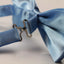 Mens Light Blue Solid Plain Colour Bow Tie